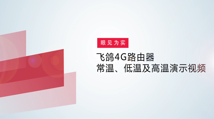 尊龙时凯飞鸽4G路由器常温、低温及高温演示视频